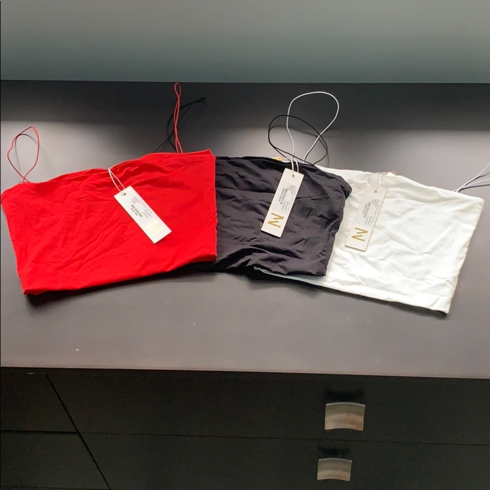 MESHKI Yvonne Crop Top - Set of 3